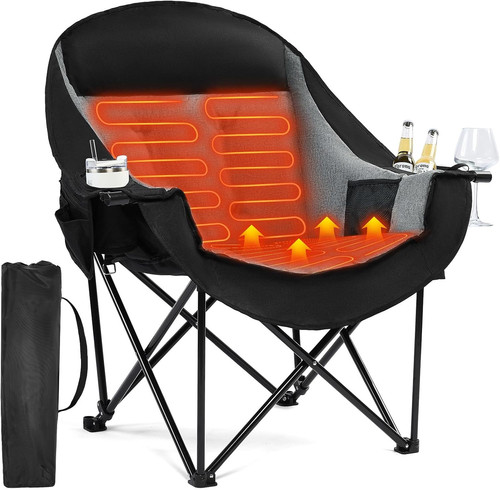 Heated oversized camping chair - oversized,